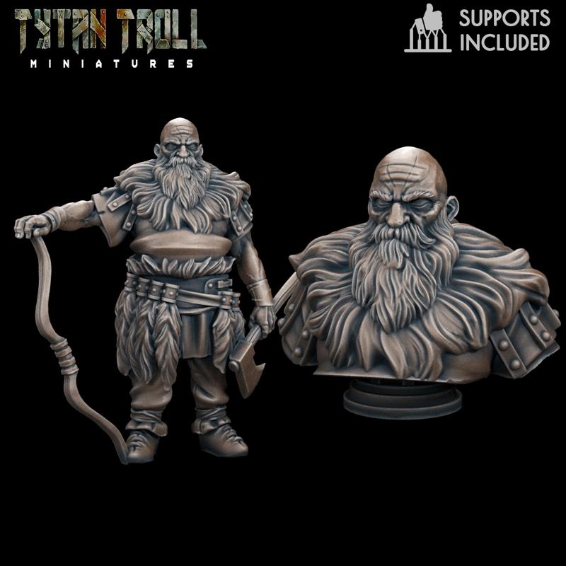 Curse of Strahd - Szoldar Szoldarovich Mini Bust Combo