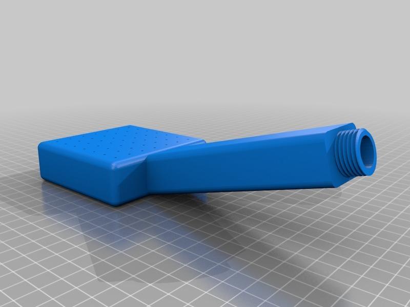 smaller and enhanced shower head with handle