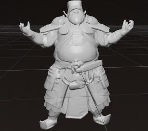 Dong Zhou low poly