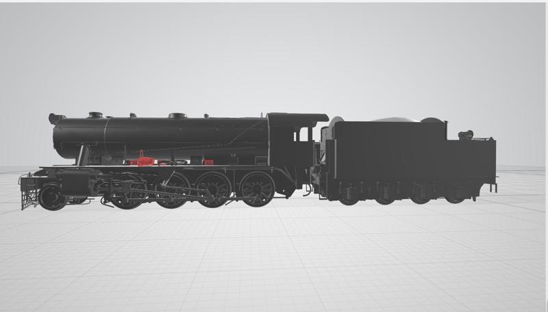 Chinese steam locomotive 2 8 0