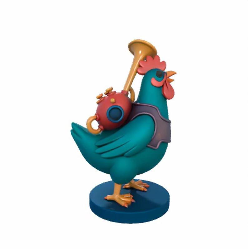 Rooster Trumpeter - Marching Parade Bird