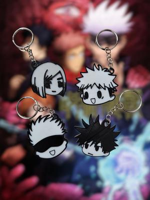 Keychains / Keychain Jujutsu Kaisen / Itadori / Satoru / Kugisaki / Fushiguro