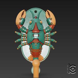 Gripmite Hook - Cyber Claw Beetle STL
