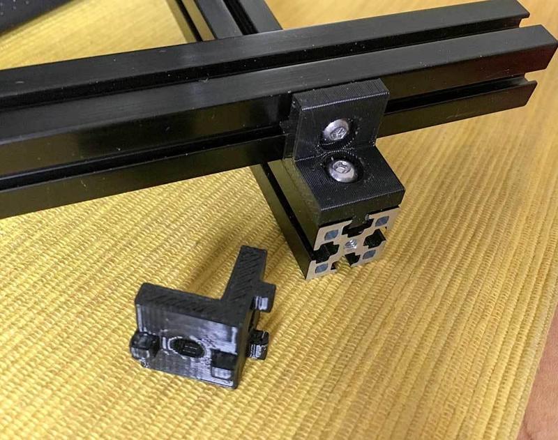 Compact 90 straight and cross for 15x15/OpenBeam/Makerbeam XL