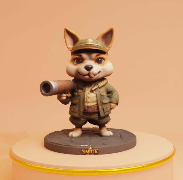 Vietnam War Dog Fighter Statue