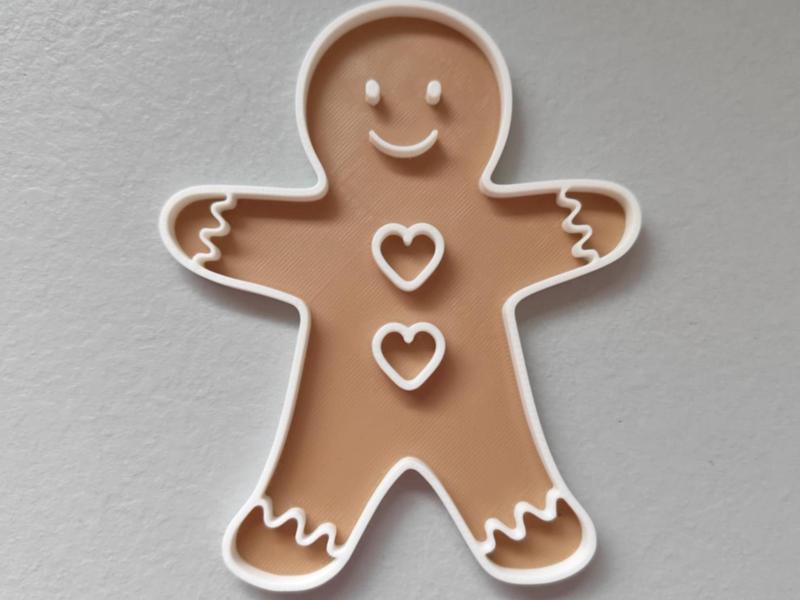 Sensory play gingerbread tray