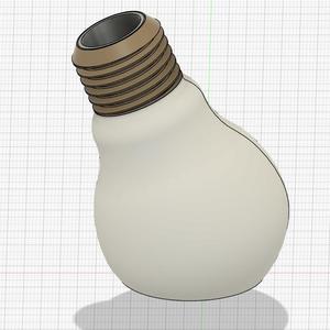 POT AMPOULE (2PARTIE) // LIGHT POT ( 2 PARTS )