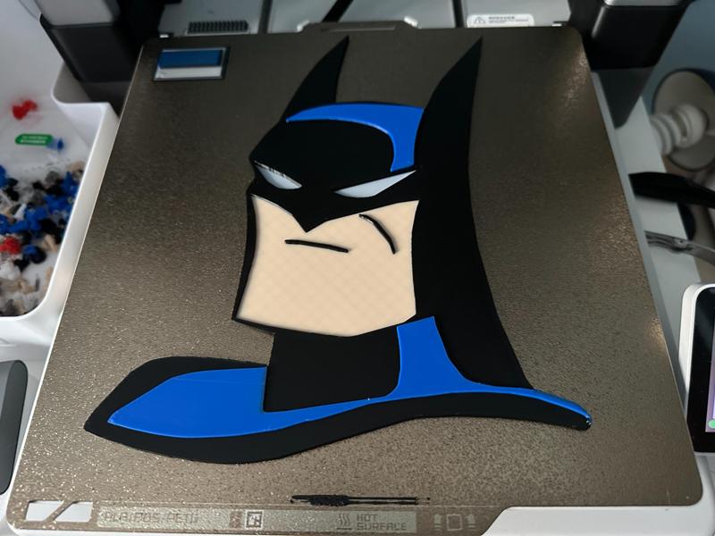 Batman Adventures Wall Art 4 colour AMS