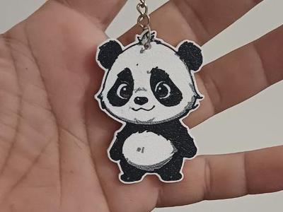 Panda keychain