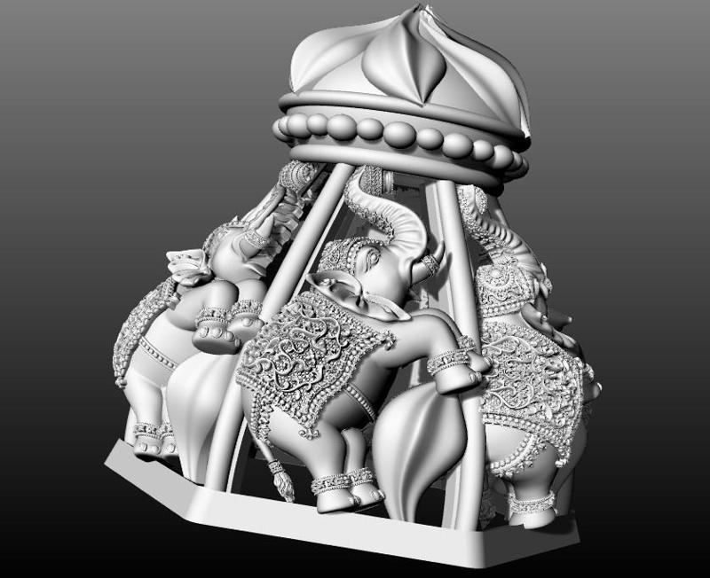 Dance of Divinity Celebrating the Cosmic Play of Lord Ganesha