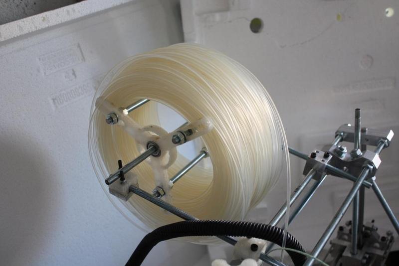 Simple spool system for a Mendel (or other 3d printer)