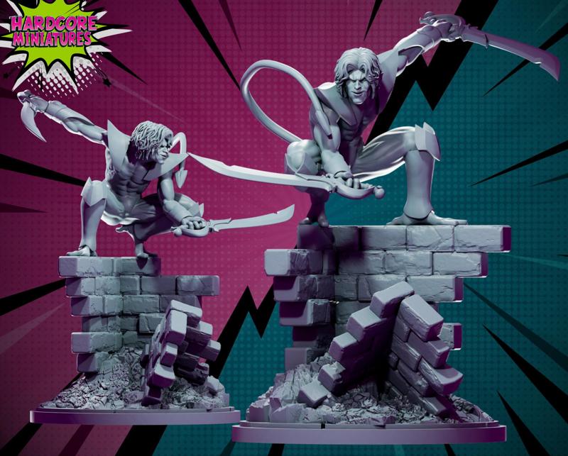 MARVEL CRISIS PROTOCOL NIGHTCRAWLER PRESUPPORTED INCLUDED