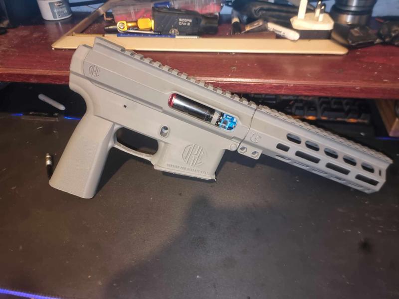 Vortex M4P (Pistol style) HPA airsoft receiver