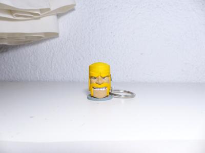 Barbarian key chain in Clash Royale