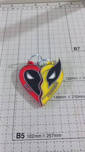 Deadpool x Wolverine BF keychain
