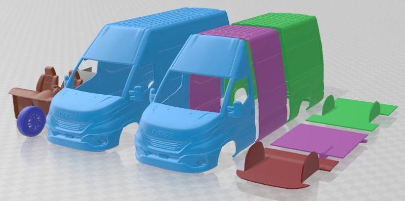 Iveco Daily Van L3H3 2024 Printable