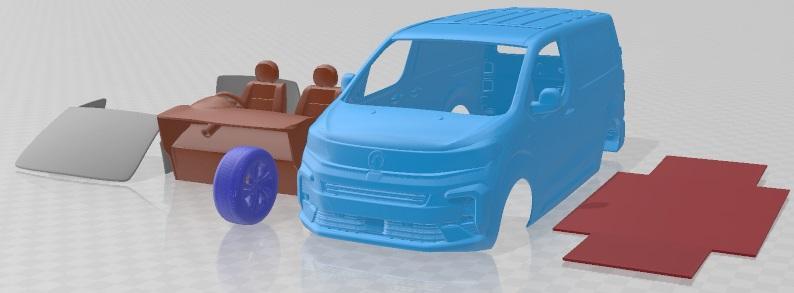 Vauxhall Vivaro Van L1 2024 Printable