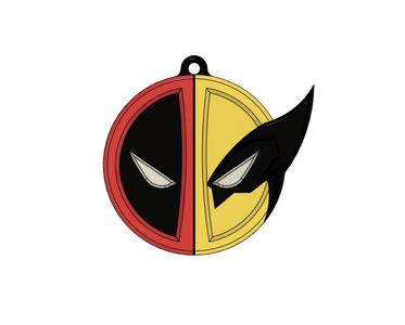 Deadpool and Wolverine key chain