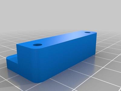 40 mm to 50 mm Fan convert. MK8 extruder base.