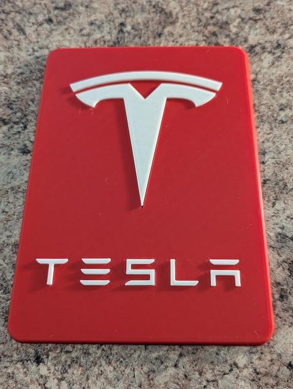 Tesla Sign / Plaque