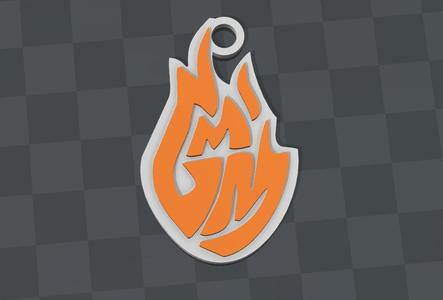 Good Mythical Morning Logo keychain