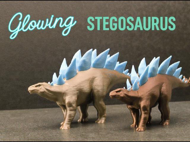 Glowing Stegosaurus