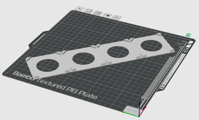 Conquest Stand Movement Tray 1x4