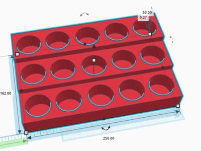 Acrylic Liquitex 4oz 15 bottle holder