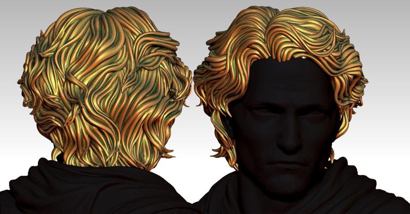 3D HAIR STYLE FOR MAN