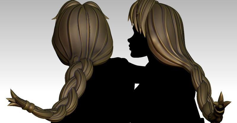 3D HAIR STYLE FOR GIRL