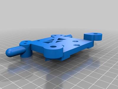 Front shock tower / suspension bridge - Carbon fighter 3