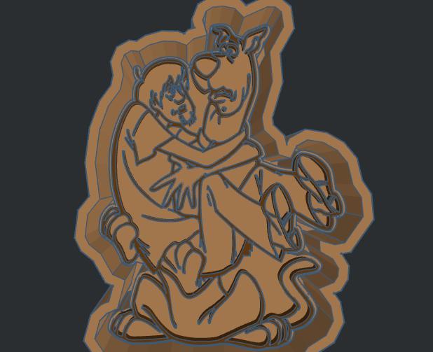 Scooby & Shaggy- Freshie Mold Housing