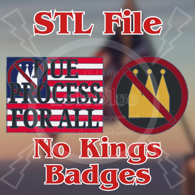 No Kings Badges