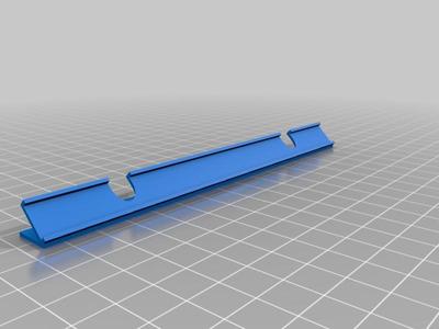 LED strip holder 150mm (45 degrees)