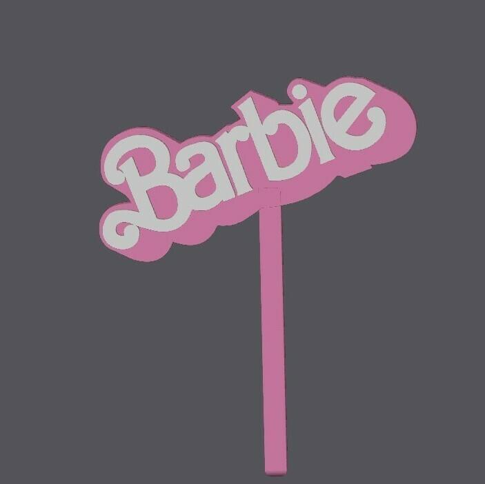 Barbie Mini Cake Topper - logo