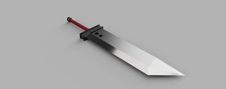 1/6 scale Buster Sword (Dissidia/Smash Bros ver)