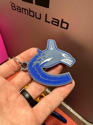 Vancouver Canucks Multi-Color Keychain