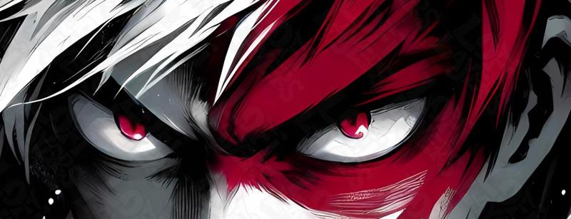 Shoto Todoroki Bookmark (fan art-sized)