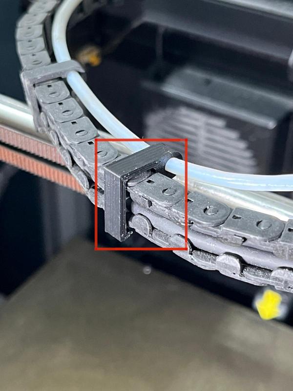 Creality K1 - K1 Max  teflon pipe holder