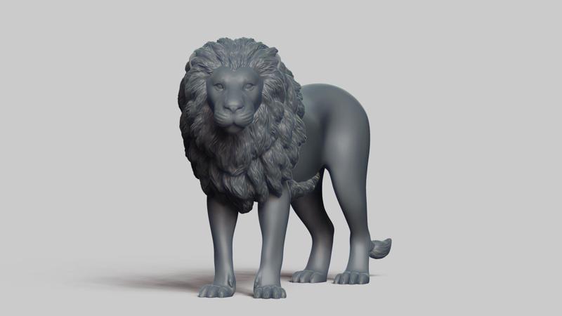 lion pose 01