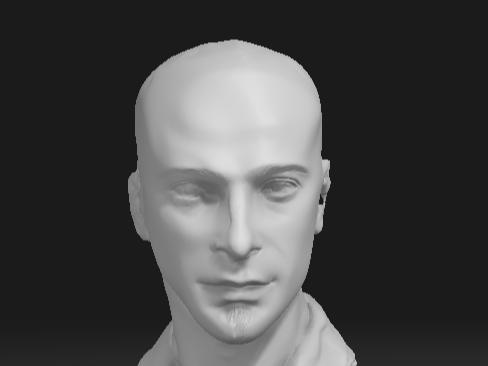 David Draiman Bust (Younger)