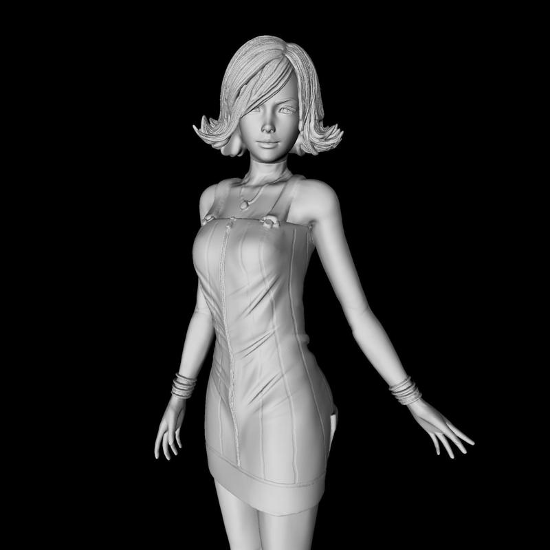 Selphie final fantasy 8 fan art remastered