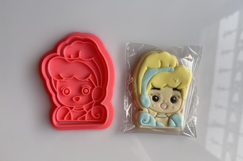 DISNEY PRINCESS Cinderella COOKIE, FONDANT, CLAY CUTTER, AND STAMP
