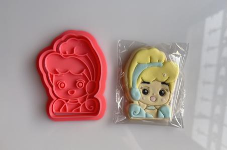 DISNEY PRINCESS Cinderella COOKIE, FONDANT, CLAY CUTTER, AND STAMP