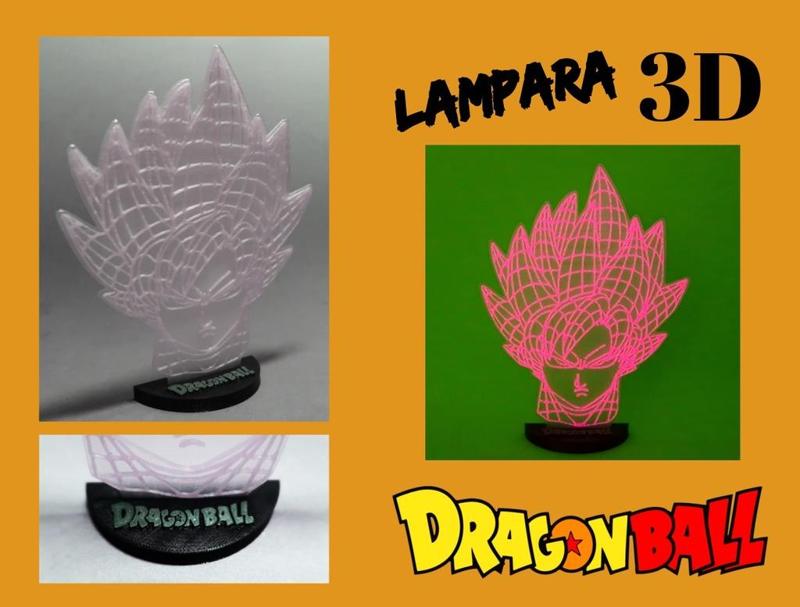 lampara 3D ilusion noche