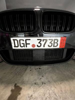 Slim car registration number support, slim license plate support, european car plate support