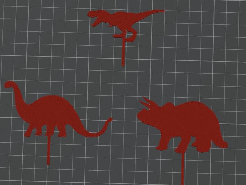 Dinosaur Cake Topper
