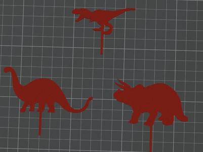 Dinosaur Cake Topper