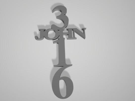 John 3:16 Cross 
