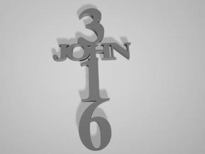 John 3:16 Cross 